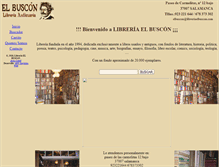 Tablet Screenshot of libreriaelbuscon.com
